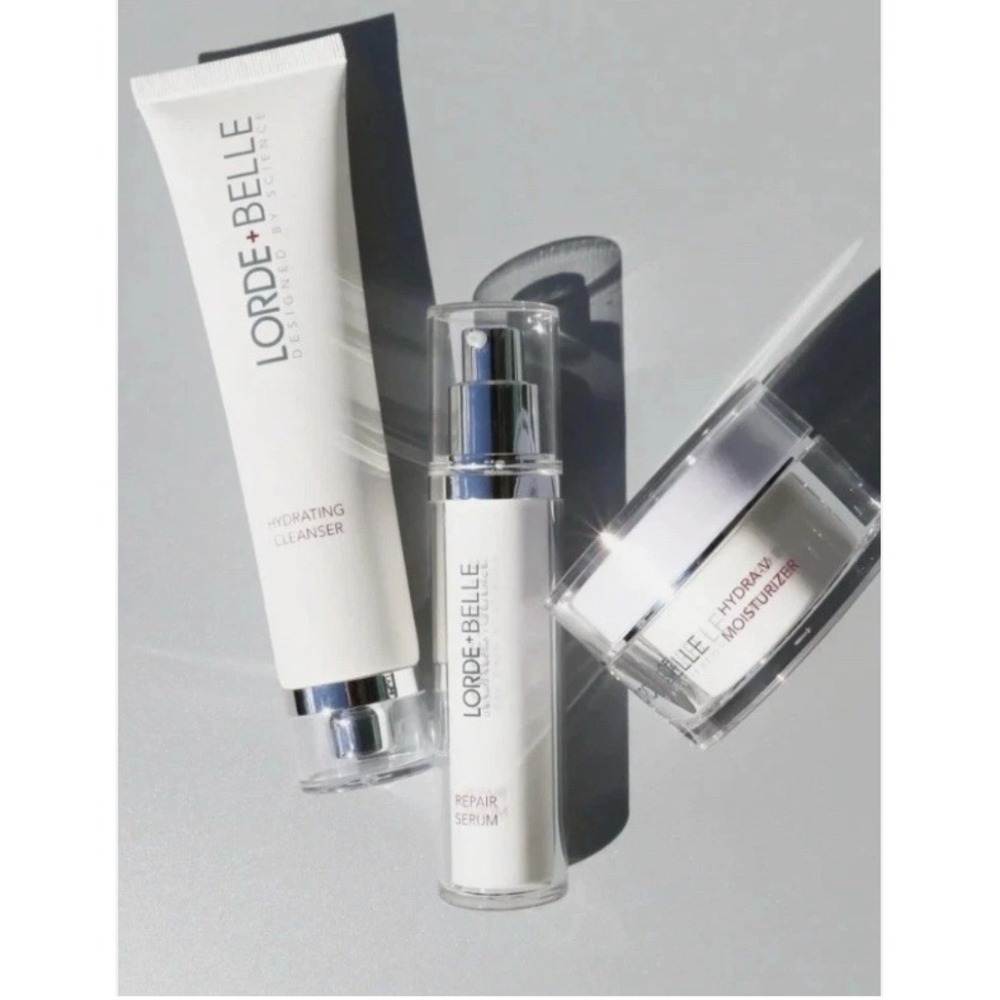 Lorde + Belle 3 Piece Anti Aging Skin Care Regimen MSRP $199 New In Box